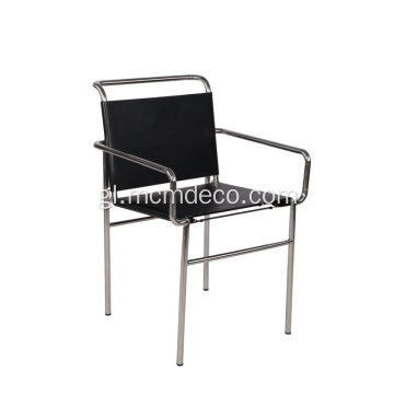 Cadeira Roquebrune gris Eileen gris de deseño moderno